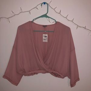 Charlotte Russe pink blouse